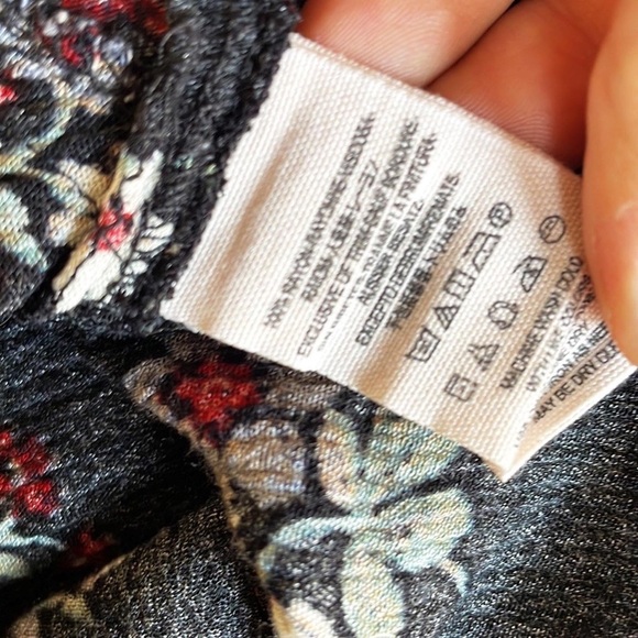 Free People ‘Snap On’ Floral Mini/ Tunic‎ Dress - Picture 9 of 10